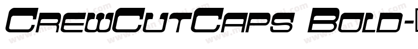 CrewCutCaps Bold字体转换